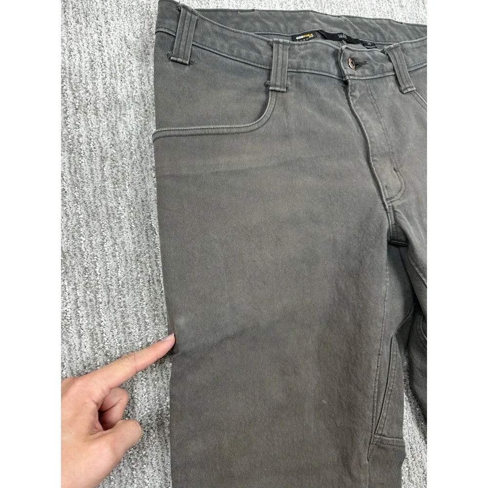 1620 Foundation Pant Men 36x31 Canvas Granite Gray Cordura Workwear Made in USA